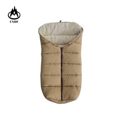 China Waterproof Beer Barrel, Warm Cozy Striping Micro Soft Fleece, Cotton Baby Infant Sleeping Bag For Baby Stroller for sale