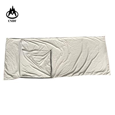 China Envelope Type Adults Hotel Sleeping Bag Soft Comfortable Liner With Zipper Camping Washable Outdoor Traveling for sale