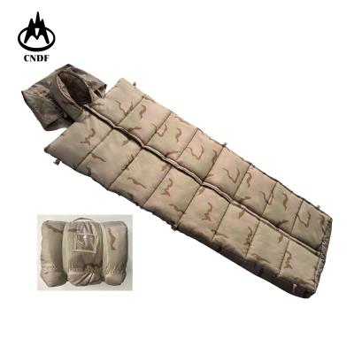 China Outdoor Camping Traveling Type, Water Proof Wrap, Easy Packed Oxford Carry Bag, Army Desert Camouflage Military Sleeping Bags for sale