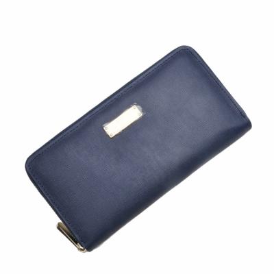 China RFID Stylish Top Grade Leather Women Wallet Women Long Zipper Wallet for sale