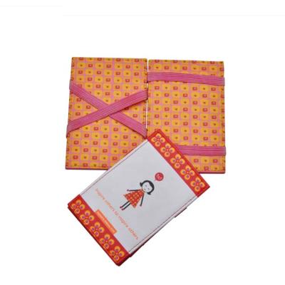 China RFID Customized Silk Colorful Printing Magic Wallet For Ladies for sale