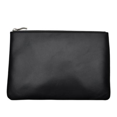 China Normcore Cosmetic Bag / Minimalist Custom Leather Travel Case Makeup Bag Women for sale