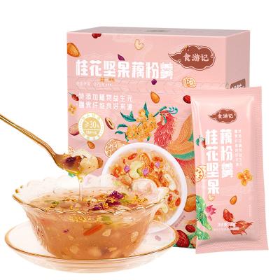 China Bulk Low-CARB Osmanthus Flavor with Nuts Lotus Root Starch Meal Replacement for sale