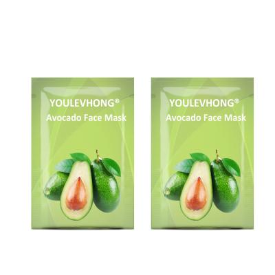 China Lichte en verse YOULEVHONG Avocado Extract Gezichtsmasker voor alle huidtypes Te koop