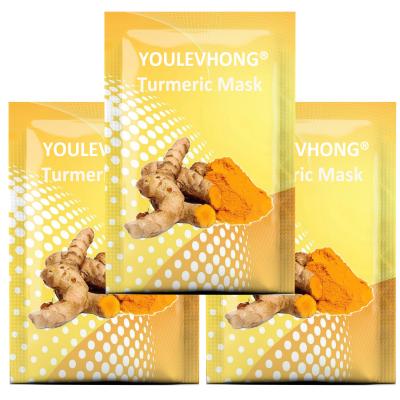 Cina Cruelty Free YOULEVHONG Turmeric Maschera Faciale Brightening Exfoliating Care for Radiant Skin Certificato ISO/GMP in vendita