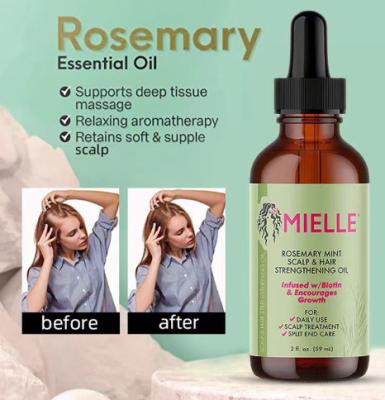 Chine Légère mélange d'huile de mielle de romarin pour les cheveux - nutritive, rafraîchissante, hydratante pour tous les types de cheveux à vendre