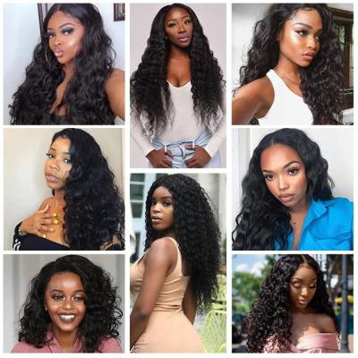 China Water Curls Human Hair Swiss/French Lace Wigs Unbeatable Extensions For The Ultimate Hair Transformation for sale