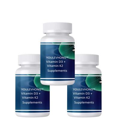 China Suplemento de vitamina D3 y vitamina K2 Softgels Suplemento de salud ósea y cardíaca Formula sin OGM y sin gluten en venta