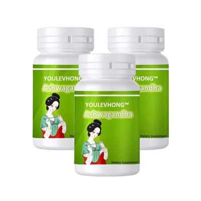 China GMP/NSF gecertificeerd Niet-GGO 500 mg Ashwagandha extract supplementen voor stressverlichting Voedingssupplement Te koop