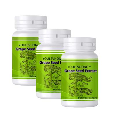 China Premium Natural Health 1 Capsule Grape Seed Extract Supplement - GMP NSF Non GMO High Potency Extract for sale