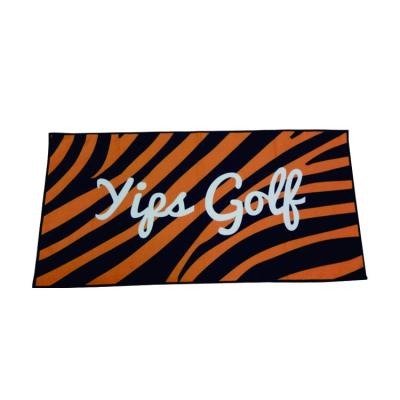 China Outdoor Golf Towels Microfiber Waffle Weave Customization Custom Golf Club Towel Magnetic Outdoor Golf Players Towel with Grommet and Hook for sale