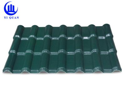 China Synthetische spanische WohnDachplatten ASA Pvc Corrugated Roofing Sheetss zu verkaufen