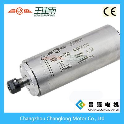 China Engraving Spindle 0.3kw 60000rpm Water Cooled High Speed ​​Motor For CNC Wood Carving Router for sale