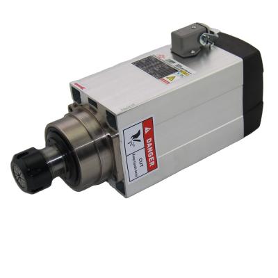 China Engraving Square Spindle Motor 4.5 Kw High Quality Er32 18000rpm Engraving For Wood CNC Router for sale