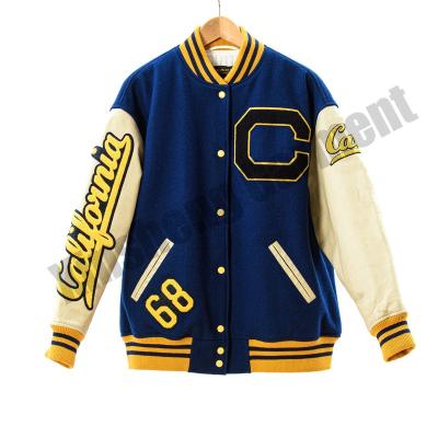 China Hot Sale QUICK DRY Mens Letterman Jackets Custom Logo Design School College Jackets Body Jackets Varsity Jacket for sale