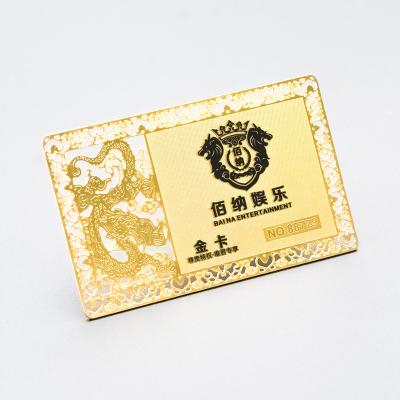 China China Customized metal card,metal memerbership card and business card for sale