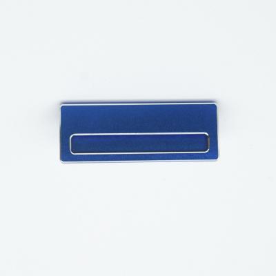 China China Custom 70*26MM Aluminum Alloy Name Badge, Reusable Staff Name Tag for sale