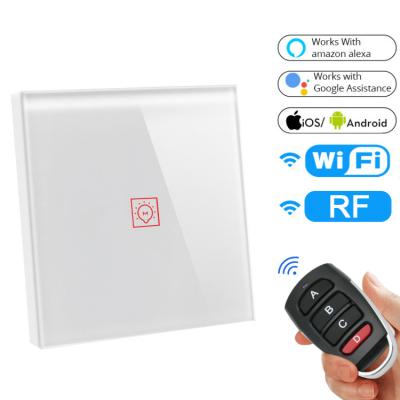 중국 Glomarket Zigbee Smart Light Touch Glass Screen Wireless Switch 110-250V 10A Electrical Power Smart Home Device 판매용