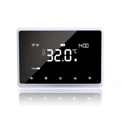 China Thermostat Glomarket Tuya Wifi, LCD-Touch Screen Boden-Heizungs-Raum-Thermostat zu verkaufen