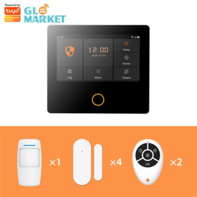 China Glomarket Tuya Wifi 4G Smart Security Alarm System Google Alexa Built In Siren for sale