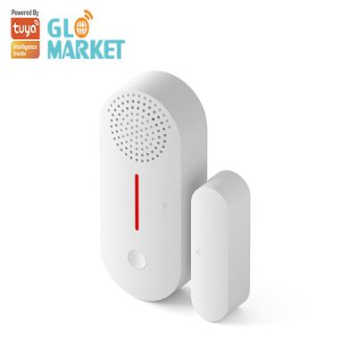 China Smart Sound / Light Wifi Deur- en raamalarmen ABS Draadloos deurraambeveiligingsalarm Te koop