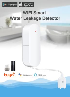 Китай Tuya Smart WIFI Датчик утечки воды Домашняя независимая система безопасности Оповещение об уведомлении продается