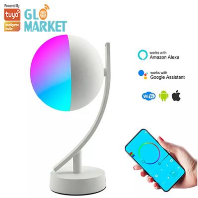 China Tuya RGBCW Wifi Smart Tischlampe 12W APP Fernbedienung Lese- und Schreibtischlampe zu verkaufen