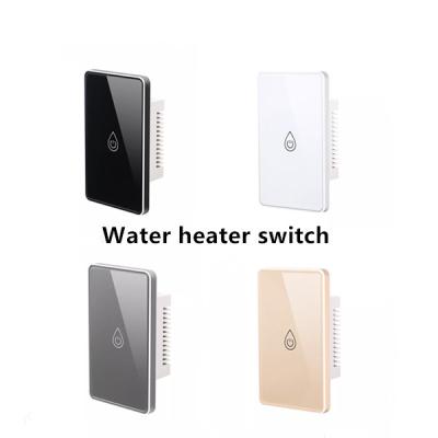 China Control de Heater Switch Glass Touch Button APP del agua de Wifi Tuya Smart/control de la voz en venta