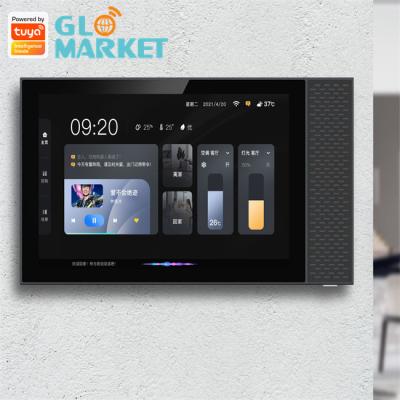 China Musik-Wand-Touch Screen Smart-Bedienfeld Tuya-Smart Home Zigbee-Zugang Wifi 7 Zoll-BLE zu verkaufen