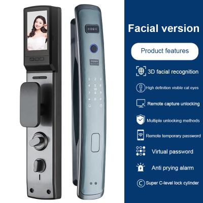 China Glomarket Smart Tuya Wifi Door Lock Automatisch Alarm Vingerafdruk Smart APP Sleutel Digitaal wachtwoord Beveiliging Automatisch slot Te koop