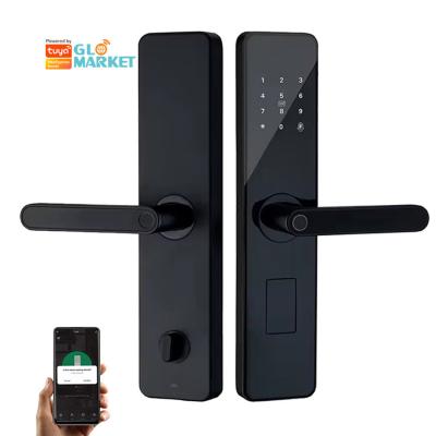 Κίνα Glomarket Home Apartment Tuya Smart WiFi Digital Door Lock Phone APP Remote Control Security Fingerprint Smart Door Lock προς πώληση