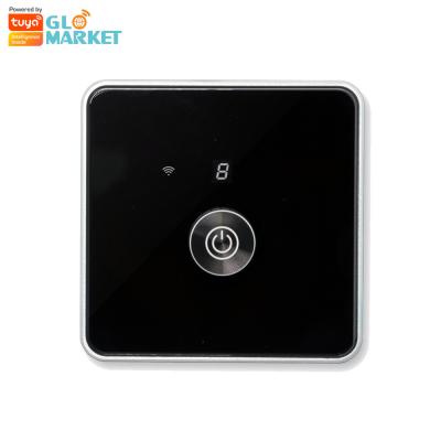 China Glomarket Smart Home Dimmer Switch Tuya Zigbee Voice Control Knob Dimming Adjust Brightness With Digital Display for sale