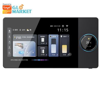 China Glomarket 8 Inch Tuya Smart WiFi Zigbee Gteway Scene Music Play Painel de controle inteligente multifuncional Controlador central à venda