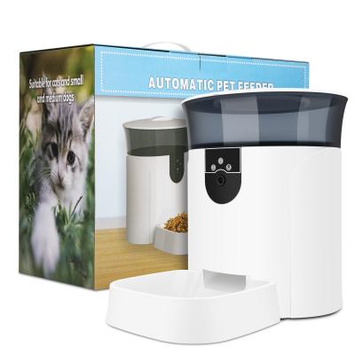 China dispensador elegante AC110V Cat Feeder Wifi automática de la comida de perro 4000ml en venta