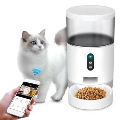 China Haustier-Zufuhr automatische Cat Feeder With Camera 240V 4L Tuya Smart zu verkaufen