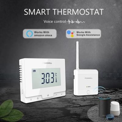 China termóstato inalámbrico elegante de la caldera de gas del termóstato MQTT de 868MHz Tuya WiFi en venta