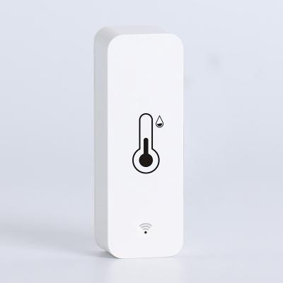 China Glomarket Wireless Network Temperature  Humidity Sensor Circular Temperature  Detector   Support App Control en venta