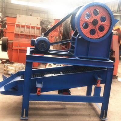 China Mining Customized Small Jaw Crusher Production Line With Vibrating Screen for sale