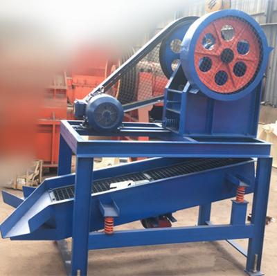 China Mini Mining Mobile Jaw Crusher Screening Plant For Ore Crushing for sale