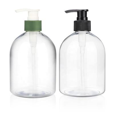 China Wholesale Hot Selling Empty Plastic Bottle 500ml Personal Skin Care Packaging Clear Lotion Bottles Cosmetic Use for sale