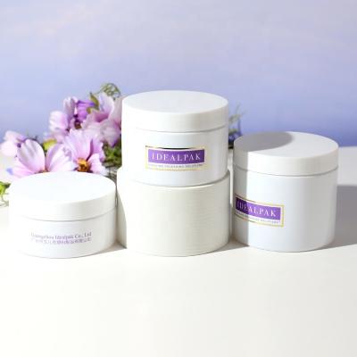 China Personal Cosmetic Packaging PET Skin Care Packaging Plastic Facial Creams Jar Personal Plastic Jars With Lids for sale