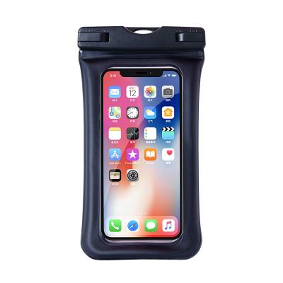 China 2021 Wholesale Custom Anti-drop Transparent Clear Mobile Phone Waterproof Filter Mounts With Floating Air Bag for sale