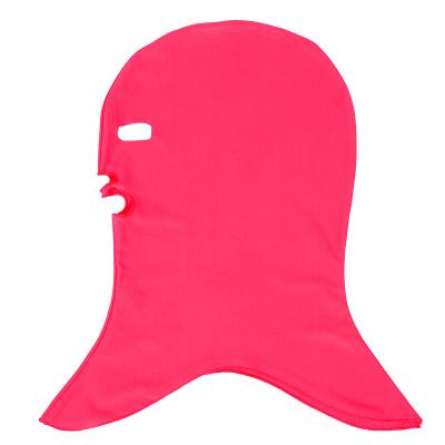 China New arrival solid color summer facekini breathable swimwear with UV protection for sale