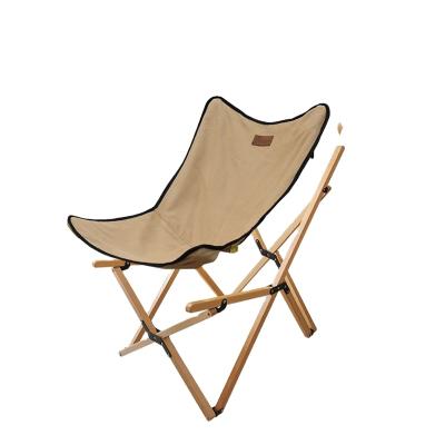 China Wooden Demountable Portable Outdoor Grain Furniture Garden Camping Chair Cover Folding Chair Aluminum Portable Beach Chairs for sale