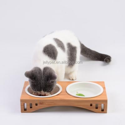 China Viable Protects Cervical Spine Simple Kitten Food Bowls Waterproof And Ceramic Cat Bowl Durable for sale