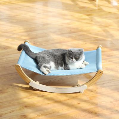 China 2in1 Cat Scratcher Lounge Bed Balcony Waterproof Swing Cat Hammock Shaker Breathable Bed for sale