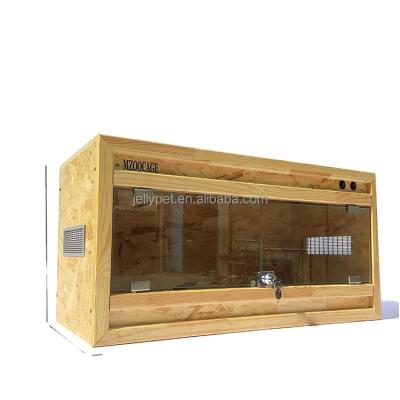 China Viable Large Reptile Mini Greenhouse Mini Greenhouse Oblique Flat Glass Box for sale