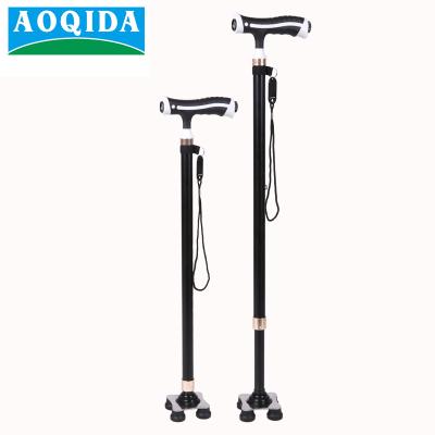 China Body Health Care Hospital Old Man Canes Lightweight Aluminum Medical Retractable Foldable Cane For Handicapped for sale