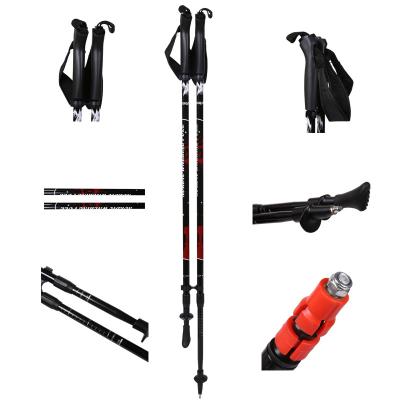 China 2020 Hot Selling Aluminum Pole Outdoor Exercise Equipment Two Sections Alum 6061 Nordic Walking Stick for sale