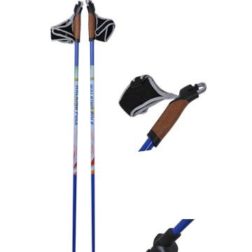 China AOQIDA Canes Carbon Fiber Adjustable Folding Nordic Walking Pole, Trekking Folding Pole, Poles Telescopic Alum Trekking Nordic Walking Stick for sale